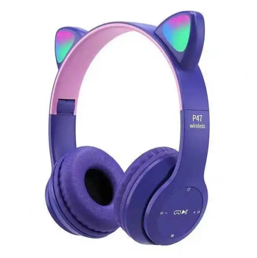 Popular Cat Headset Gamer,  Wireless P47M Cute Headsets