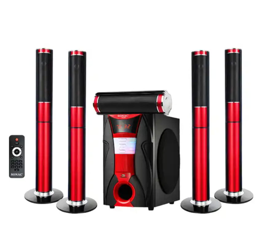 HOT SONAC TG-Q5A 5.1 speaker home theatre system wireless speaker sound system portable outdoor subwoofer led stereo dj usb hifi