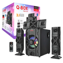 Q-BOX Q-1803 New Home Theatre ,  Stereo Acoustic Subwoofers 3.1 Channels Multimedia Bluetooth Speaker For Home Theatre System