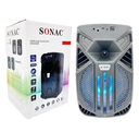 SONAC TG-6107 light flash karaoke led speaker for computer pc karaoke speaker with mic 8 inch midrange speakers