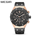 MEGIR 2213 Business Quartz Watch Men Waterproof Wrist Watch