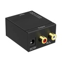 Digital To Analog Audio Converter Adapter-Black