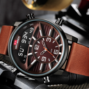 KAT-Wach 1819 Men Digital Quartz Watch Waterproof 50M Male Luxury Brand Leather Multifunction Watch