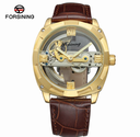 FORSINING 207 Men's Mechanical Automatic Movement Analog Wristwatch Band Leather