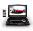 11.5" Portable DVD Player Built-in Rechargeable Battery, 9" Swivel Screen, Support CD/DVD/SD Card/USB