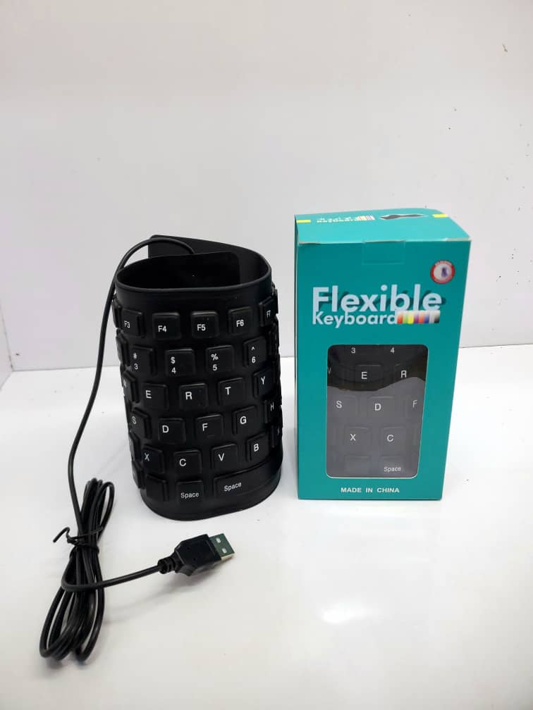 Flexible Wired Keyboard - Black