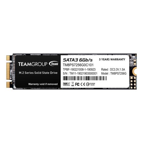 Team Group NVME 512GB SATA Internal Solid State Drive SSD-Black