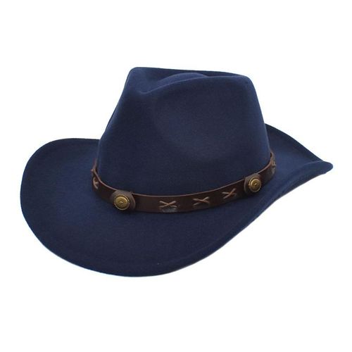 Cow Boy Hat For Men And Women-Blue