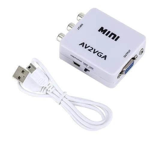 AV To VGA Converter - White