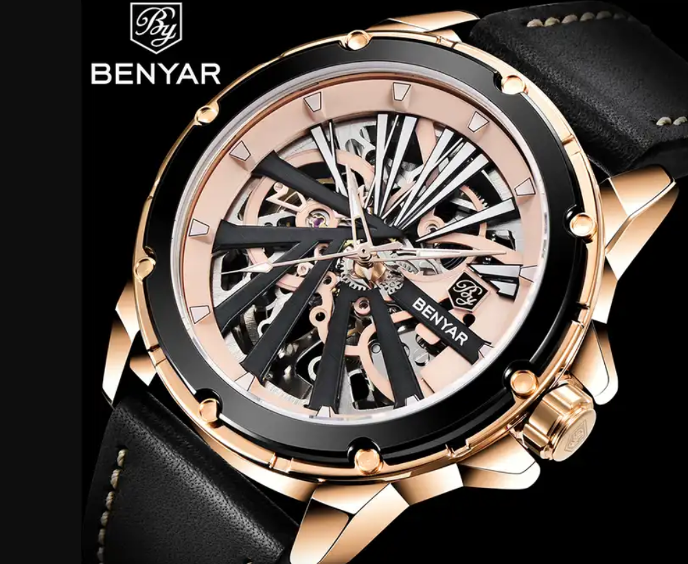 BENYAR 5173 Brand Men Mechanical Wristwatches Stainless Steel Diver Watch Waterproof Men Luxury Automatic Watch