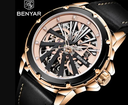 BENYAR 5173 Brand Men Mechanical Wristwatches Stainless Steel Diver Watch Waterproof Men Luxury Automatic Watch