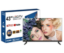 Smart Flat Screen Frameless TV 43 Inch , 4K LED , 43"Television 2K Borderless