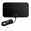 Digital TV Antenna - 110 Miles HDTV Antenna Digital Indoor Antenna With Detachable Signal Booster VHF UHF High Gain Channels Reception For 4K 1080P Free TV Channels- Black 