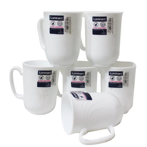 6Pcs Of Luminarc Cups - White