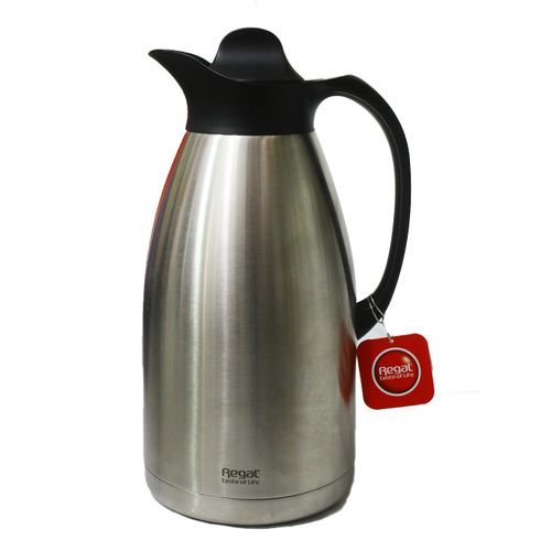 3L Stainless Steel Regal Tea Coffee Vacuum Flask Bottle- Silver