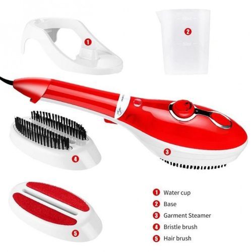 Steam Ironing Brush - Red/White