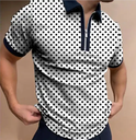 Polo Shirt Men's Casual Plus Size Short Sleeve Top T-shirt