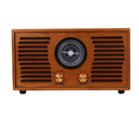 Antique Wooden stereo home radio with built-in speakers fm portable radio with b