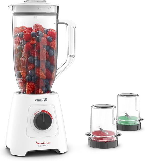 MOULINEX/600W 2.8LXXL Jug + 2 Attachments Jars  6Powelix Blade/LM458127