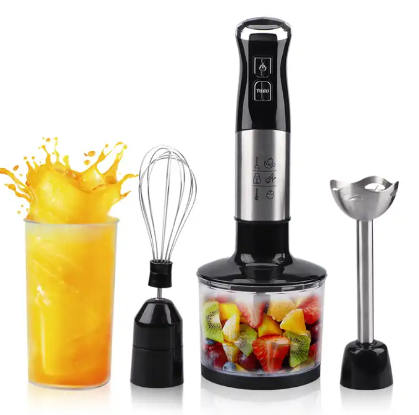 Electric Hand Blender Small Kitchen Appliances , Plastic Multifunctional Household Stick Blender