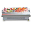 Glass Door Meat Display Counter Chest Deep Freezer 220-240V Fridges