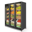 New Commercial Refrigerator Used For Fruits and Vegetables Glass Door Display Cases