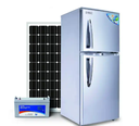 Solar Power Vertical Double Doors Refrigerator