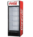 Single Door Vertical Glass Door Refrigerator Coca Display Cola Beverage Fridge