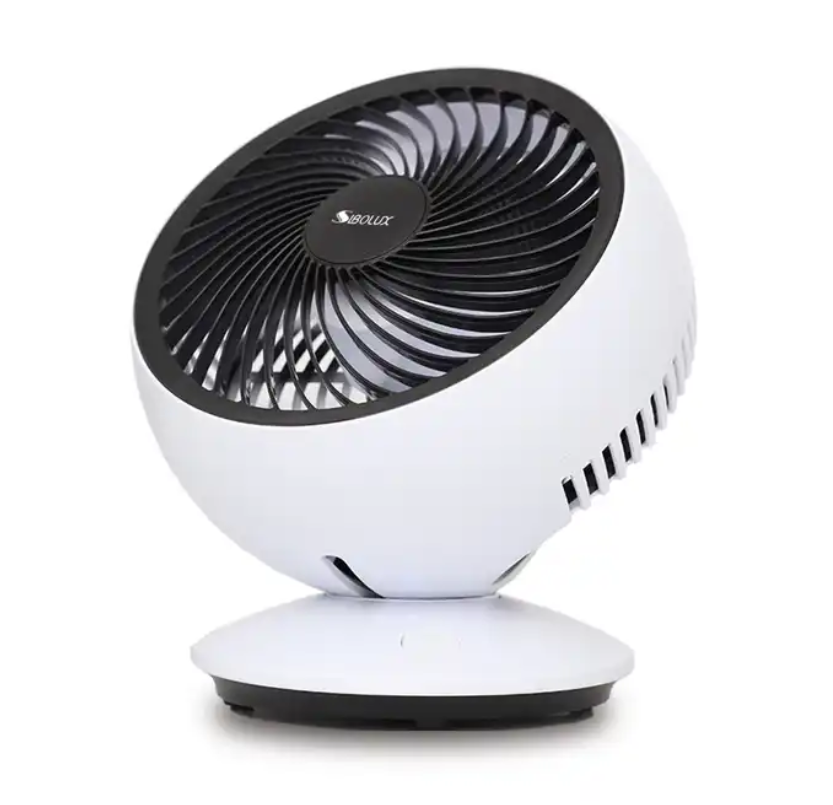 Plastic Table Fan Office Desk Fan Tilt Angle Adjustable