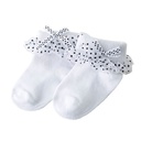 Baby Girl Toddlers Socks Combed Cotton Ankle Socks -White