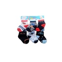 6pcs Baby Socks - Multi Colour