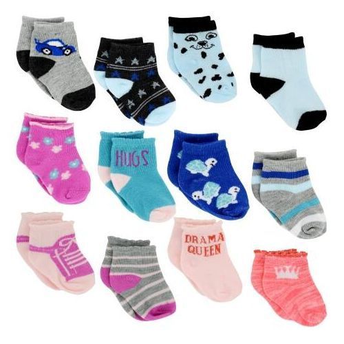 3pcs Baby Socks - Multi Colour