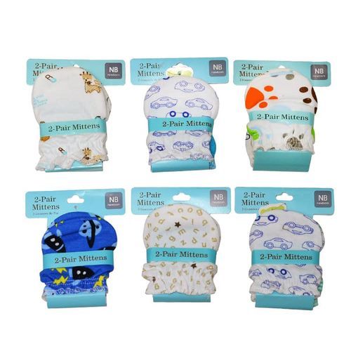 6 Pairs Mittens Hand Gloves For Baby Boy