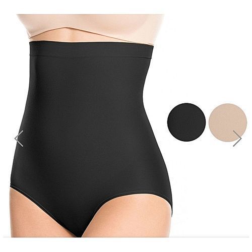 Women Seamless High Elastic Waist Tummy Control Panty - Black