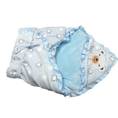 Baby Shawl Receiver - Light Blue