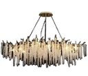 Luxury Crystal Round 600 800 1000mm Long 1200mm Living Room Dinner Room Hotel Chandelier & Pendant Lights