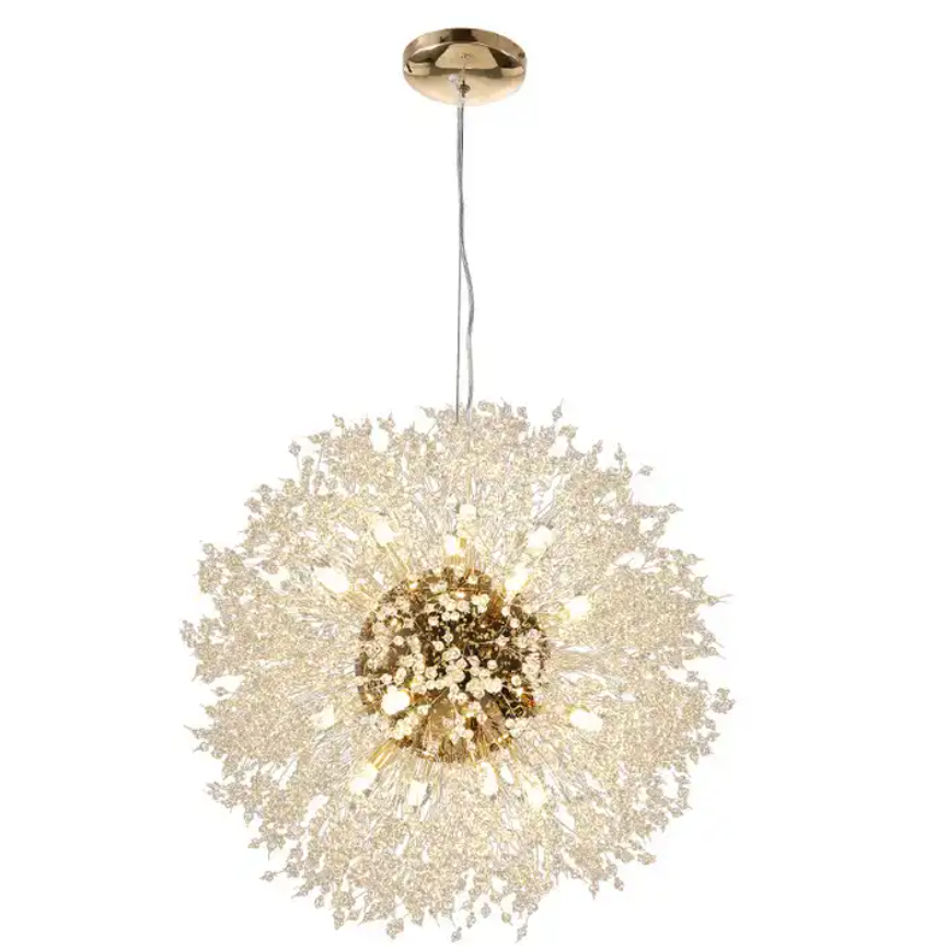 Nordic Pendant Lamp Hanging Lamp Modern Glass Beads Chandelier Light Fixture For Wedding