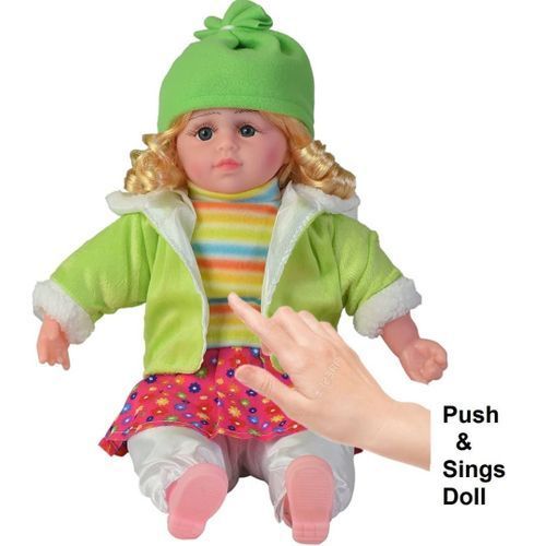Push&Sings Baby Girl Doll - Multi colour