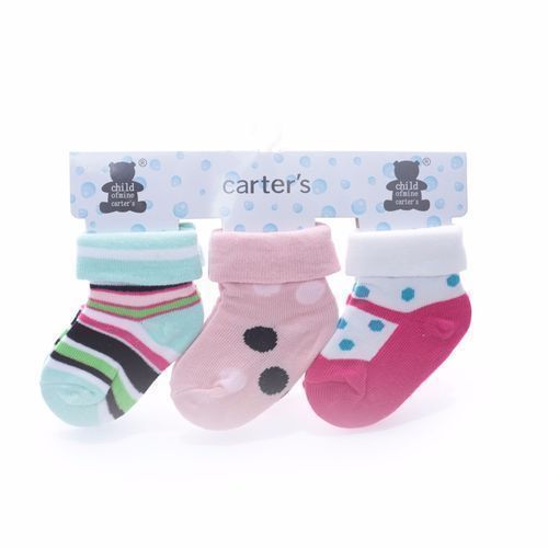 3pcs Baby Socks - Multi Colour