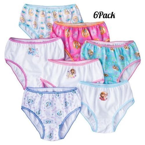 Girls Assorted Underwear 6 Pack -Multi color