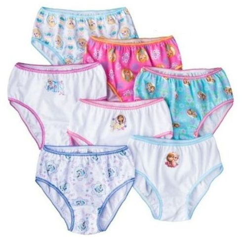 Girls Assorted Underwear 6 Pack Design May vary - Multi color