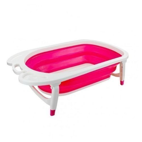 Baby Folding Bathtub Basin - Pink