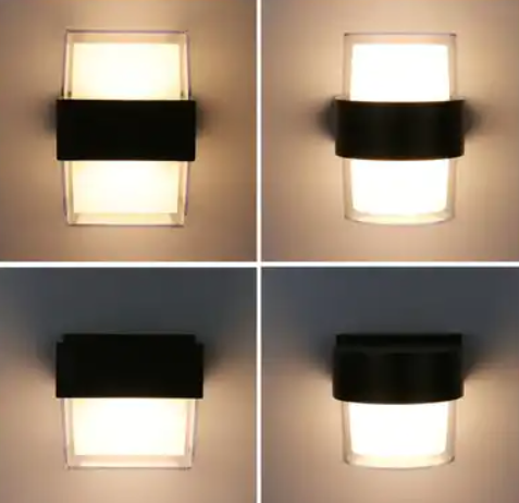 Outside Square simple wall light IP65 waterproof Porch Balcony Lamp Fashion Bedroom Wall Led Lamp