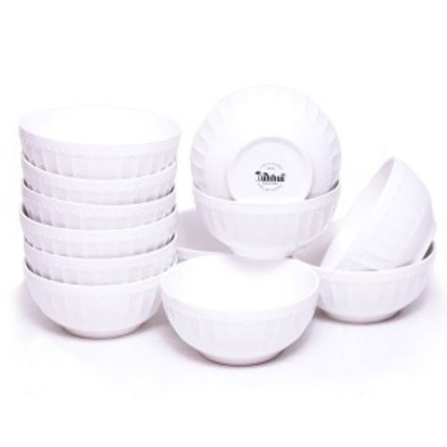 12 Pieces Of Soup Bowls- White