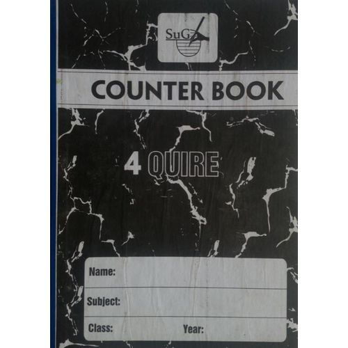 SUGO set of Ten Counter 4 Quire Books Black