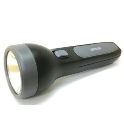 3W High Quality Super Bright LED Rechargeable Torch Light-Black