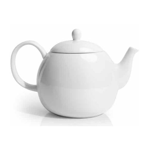 Ceramic Teapot, 1Litre - White