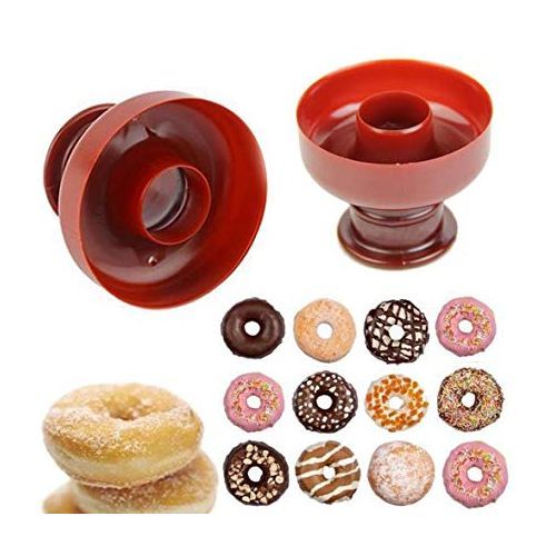 Kitchen Donut Maker Mold/Plastic - Red