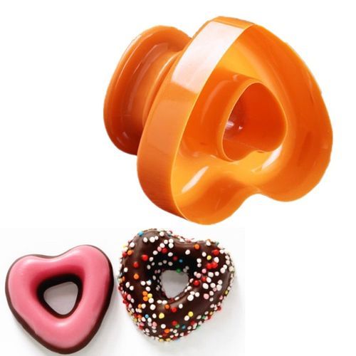 Plastic Heart Shaped Donut Mold