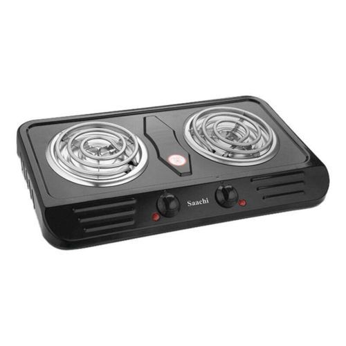 Double Burner Hot plate with Thermostat Control